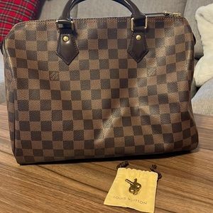 Louis Vuitton Speedy 30 Damier Ebene
